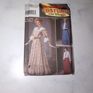Simplicity 9723 Kostüm Muster Größe 14-20 UNCUT Victorian Renaissance Cosplay - Bild 1 von 3