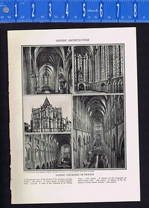 Gothic Architecture - Churches - France, England, Germany & France Prints - Picture 1 of 2
