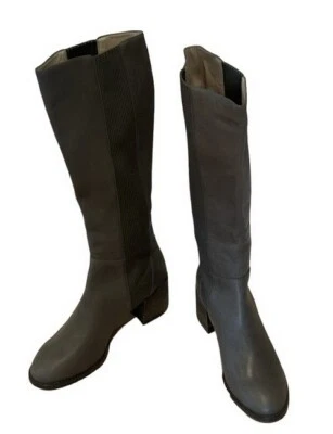 Bota hasta la rodilla Eileen Fisher para mujer gris grafito Destry talla 9 $360 Foto 1 de 3