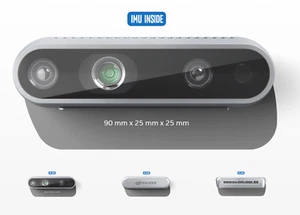 Intel Realsense D435i Tiefenkamera Microsoft Azure Kinect Alternative - Bild 1 von 4