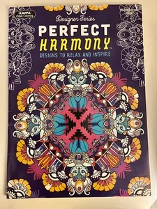 Perfect Harmony Designs to Relax and Inspire Adult Coloring Book Patterns 32 pp - Imagen 1 de 2