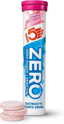 HIGH5 ZERO Electrolyte Hydration Tablets Added Vitamin C - 20 Tab Tube Sport Dri