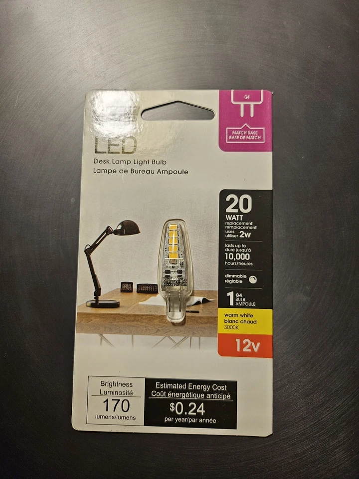 FEIT Electric 2 watts G4 LED Light Bulb 170 lumens Warm White 3000K, 12V - Image 1 of 2