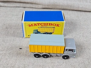 Matchbox Series No 47 D.A.F. Daf Tipper Container Truck with Original Box - Picture 1 of 9