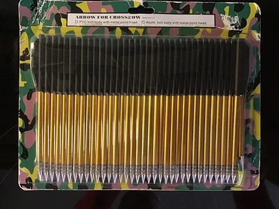 36Pcs Pistol Crossbow Bolts 6.3" Aluminium Arrow Hunt Mini Archery NIB Free Ship - Image 1 of 2