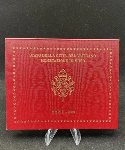Vatikan KMS 1 Cent bis 2 Euro 2008 IPZS - Italien Kursmünzensatz, Benedikt XVI.  - Bild 1 von 2