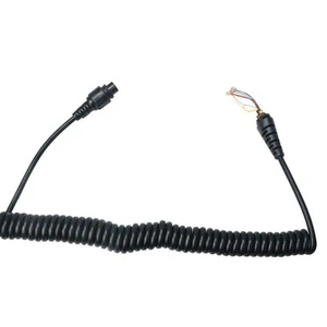 2.85M Stretchable Spring Cable For Hytera SM25A1 Remote Speaker Microphone - Zdjęcie 1 z 8