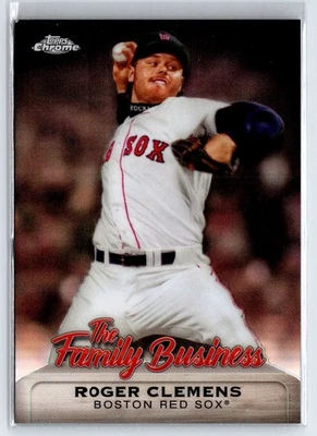 2019 Topps Chrome Update The Family Business #FBC-6 Roger Clemens - Image 1 of 2