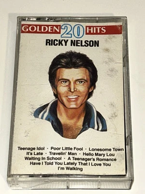 Ricky Nelson 20 Golden Hits Rock N Roll Music Cassette 1N19 - Image 1 of 2