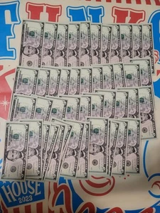 1942 Leading Birth Year Note 50 Sequential $5 Dollar Bills 19427441 - 490 UNC - Picture 1 of 2