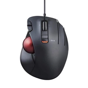 Ergonomische kabelgebundene Trackball Maus mit optischer Präzision für hervorragende Kontrolle - Bild 1 von 7