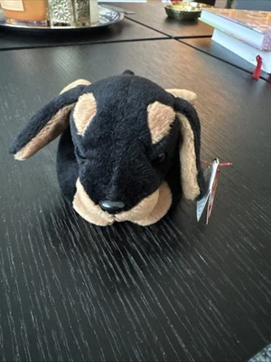 1996 Doby The Doberman Dog Ty Beanie Baby Babies Mint Original Collector - Image 1 of 4