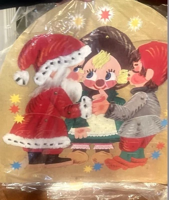 VTG Scandinavian Christmas Advent Calendar Gemo Jointed Denmark New Die Cut 0605 - Image 1 of 4