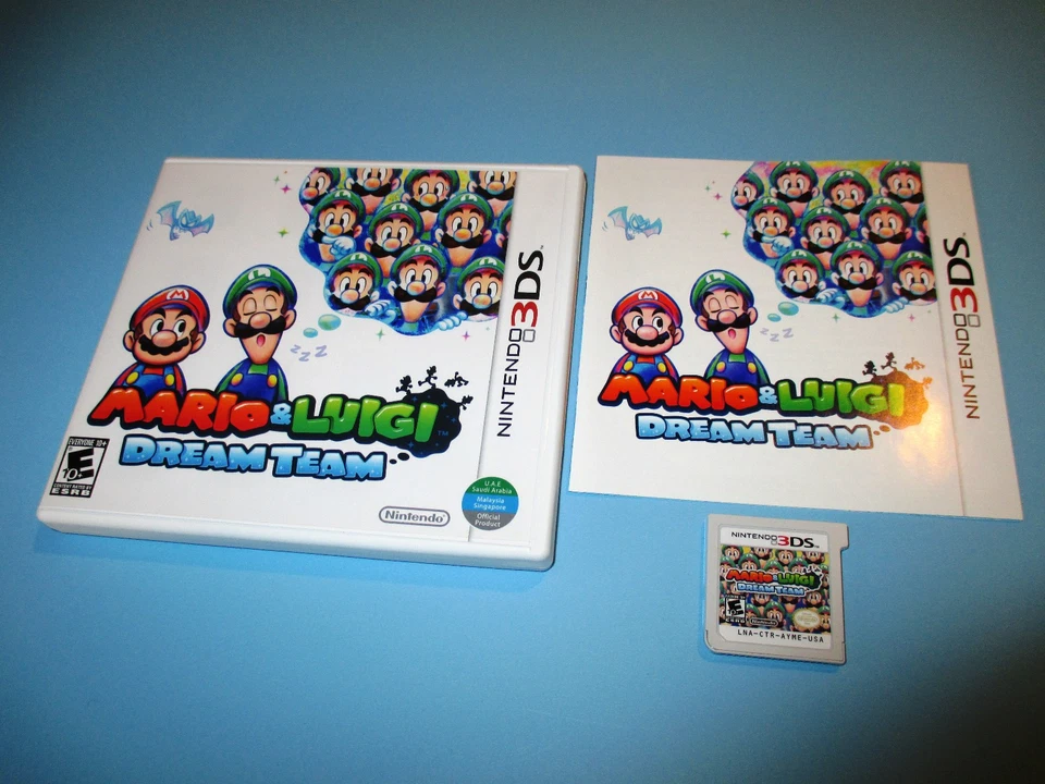 Mario & Luigi: Dream Team(任天堂 3DS)XL 带盒子和手册 — 第 1/1 张图片