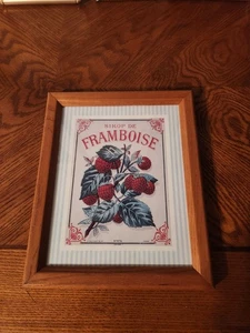 Vintage Wood Picture Frame/ 8 X 10 Hanging Only-Glass Front-Rear Loading  (fr4) - Picture 1 of 4