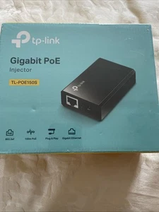 TP-Link 802.3at/af Gigabit Poe Injector Non- Poe to Poe Adapter, 15.4W - Afbeelding 1 van 3