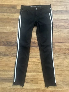 Articles of Society Damen Jeans Stretch Skinny ausgefranster Saum Seitenstreifen Gr. 26 - Bild 1 von 6