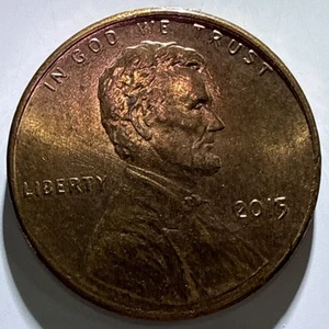 2015 Lincoln Penny With Debris Strike Through Errors - Picture 1 of 6
