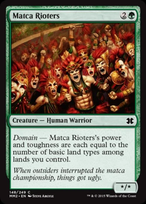 Matca Rioters - Medium Play MTG Modern Masters 2015 - Image 1 of 1