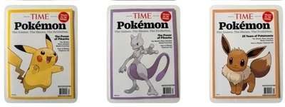 Time Magazine NEW Pokemon 2025  PIKACHU MEWTWO EEVEE or SET OF 3 - (take a pick) - Image 1 of 4