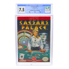 Graded NES Cart CIB - Caesars Palace CGC 7.5