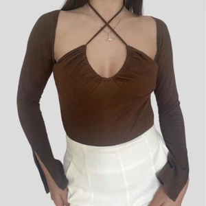 Brand New Motel Rocks Lasira Bodice Lycra Cocoa Size Small - Picture 1 of 8