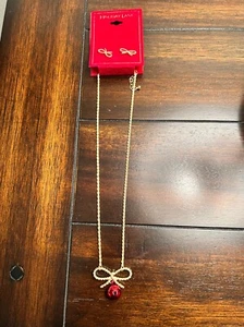 New Holiday Lane Christmas Necklace and Earrings Set - Picture 1 of 1