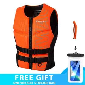 Neopren Schwimmweste Erwachsene Profi Auftriebsweste Wassersport Driftweste - Bild 1 von 45