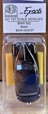 Con-cor 1/87 HO Scale Vehicle BMW 502 Black # 004-004037 Mini Exacts NIP NOS - Image 1 of 2