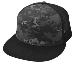 DECKY Camionista Flat Bill mimetico nero/notte-1055BNB - Foto 1 di 2