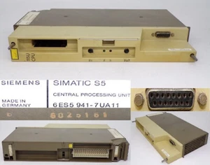 Siemens Simatic S5 6ES5 941-7UA11 Central Processing Unit E-Stand: 03 4-5 #6877 - Picture 1 of 1