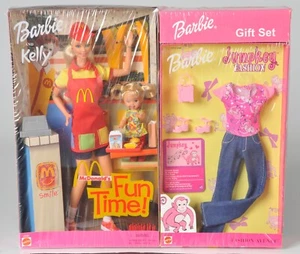 Barbie e Kelly McDonald's Fun Time bambola con bonus JumpKey vestito moda NUOVO - Foto 1 di 8