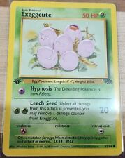 1ST ED - EXEGGCUTE - Pokémon Card - Jungle - 52/64 -WOTC  - LP+  - Free Shipping