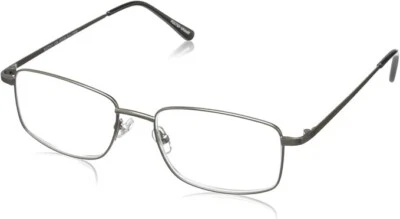 Foster Grant Men's Reading Glasses T10 Gunmetal +1.25 - Image 1 of 4