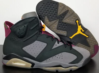 ZAPATOS JORDAN VI RETRO 6 BURDEOS NEGRO GRIS HOMBRE RAROS 2021 CT8529-063 (TALLA 14) Foto 1 de 4