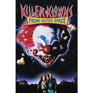 PÓSTER DE PARTITURA DE PELÍCULA KILLER KLOWNS FROM OUTERPACE 24x36 NUEVO ENVÍO GRATUITO - Imagen 1 de 1