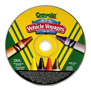 CRAYOLA MAGIC 3D VEHICLE VOYAGES CD ROM RARE VINTAGE HTF 1999 - Picture 1 of 1