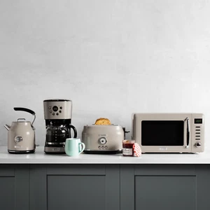 Open Box Haden Dorset 1.7 Liter Stainless Steel Electric Kettle, Beige - Picture 1 of 11