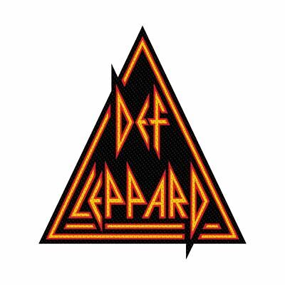 DEF LEPPARD Logo Cut Out 2020 Official Merchandise WOVEN SEW ON PATCH • 5.15£