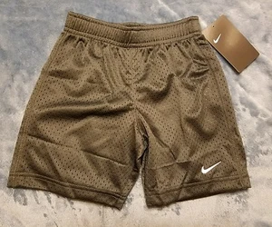 Gray Nike Boys mesh shorts size 4T  Brand New With Tags - Picture 1 of 4