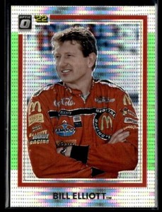 Bill Elliott 2022 Donruss Optic 1981 Lime Green Pulsar Prizm #68