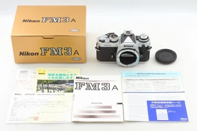 【Top MINT in Box】Nikon FM3A Silver Body SLR 35mm Film Camera From JAPAN - Image 1 of 4
