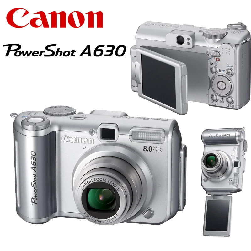 Canon PowerShot A630 PowerShot Digital Cameras 8-9.9 MP Maximum