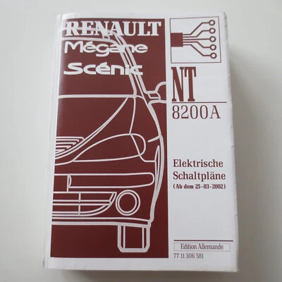 Werkstatthandbuch Renault Megane Scenic Elektrische Schaltpläne ab 25-03-2002 - Bild 1 von 3