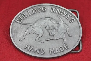 Bulldoggenmesser handgefertigte Gürtelschnalle, sehr selten - Bild 1 von 6