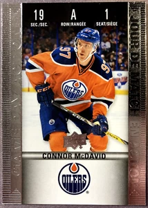 2019-20 UD Tim Hortons Game Day Action #HGD-1 Connor McDavid Edmonton Oilers - Picture 1 of 1