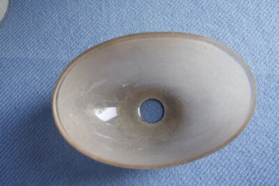 Abat jour ancien pour suspension lustre plafonnier lampe beige rose N°4 - Photo 1/3