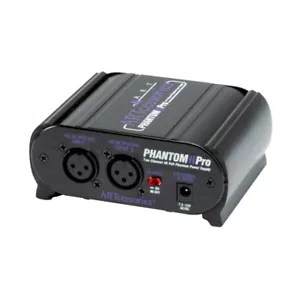 ART Phantom II Pro kompakte analoge Zweikanal-XLR-Endstufe, schwarz, 837 g - Bild 1 von 4