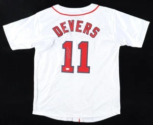 Rafael Devers Signed Boston Red Sox Jersey (JSA COA) 2018 World Series Champ OF - Picture 1 of 6
