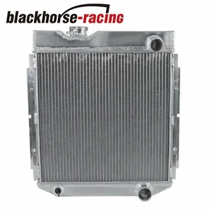For 1964-1966 Ford Mustang 1960-1965 Falcon Comet V8 MT 3 Row Aluminum Radiator - Picture 1 of 10